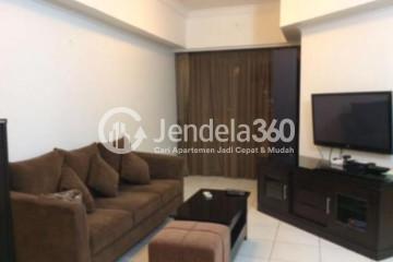 Living Room Tidy 2BR Apartment High Floor with City View at Sudirman Tower Condominium