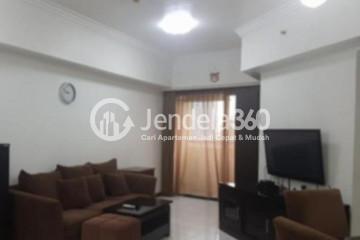 Living Room Tidy 2BR Apartment High Floor with City View at Sudirman Tower Condominium