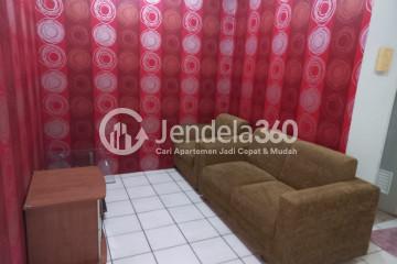 Living Room 1BR Apartment with City View at Metropolis Surabaya Apartment