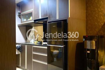 Kitchen Restful Studio Apartment Middle Floor with City View at Bogor Icon Apartment