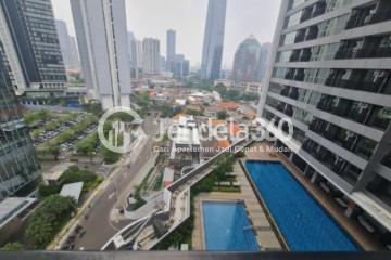 Balcony Middle Floor 2BR Apartment with Swimming Pool View at The Newton 1 Ciputra Apartment