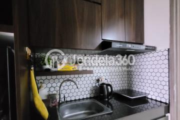 Kitchen Restful 1BR Apartment at Anwa Residence Tower 1