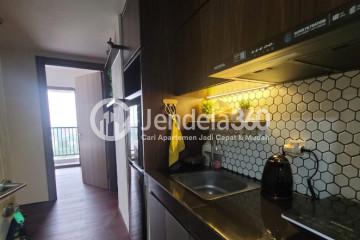 Kitchen Restful 1BR Apartment at Anwa Residence Tower 1