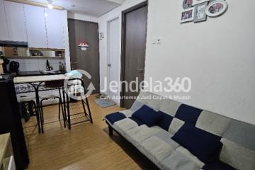 Living Room Middle Floor 2BR Apartment with  View at Emerald Bintaro Apartment