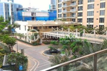 Balcony Lovely 1BR Apartment Low Floor with City View at Pondok Indah Residence