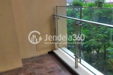 Balcony Lovely 1BR Apartment Low Floor with City View at Pondok Indah Residence