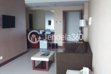 Living Room Peaceful 2BR Apartment at Galeri Ciumbuleuit Apartment Low Floor