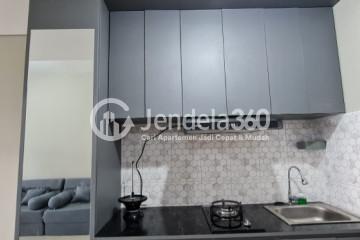 Kitchen Studio Apartment with City View at LRT City Sentul Apartment