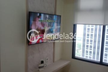 Living Room 2BR Apartment with City View at Chadstone Cikarang