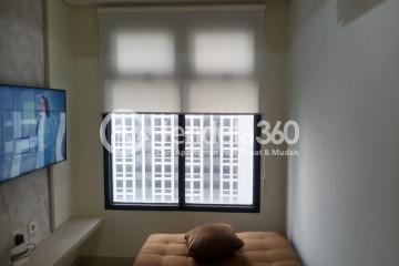 Living Room 2BR Apartment with City View at Chadstone Cikarang