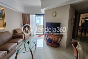 Living Room Simply Look 2BR Apartment at Sudirman Tower Condominium High Floor