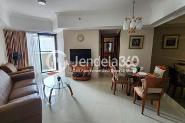 Living Room Simply Look 2BR Apartment at Sudirman Tower Condominium High Floor