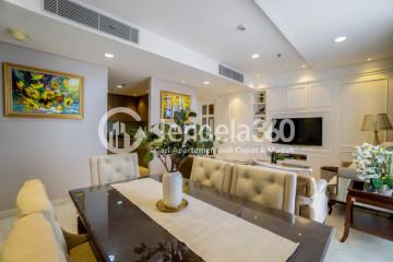 Living Room Ciputra World 2 Apartment 3BR Fully Furnished