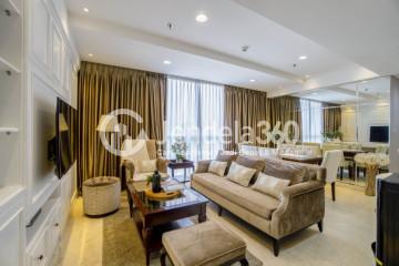 Living Room Ciputra World 2 Apartment 3BR Fully Furnished