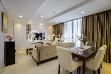 Living Room Ciputra World 2 Apartment 3BR Fully Furnished