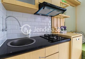 Kitchen Green Pramuka City Apartment 2BR Tower scarlet