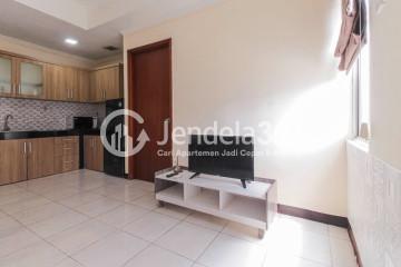 Living Room Sudirman Park Apartment 1BR View Garden