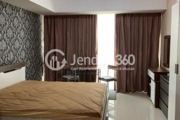 Bedroom Low Floor Studio Apartment with City View at U Residence Karawaci