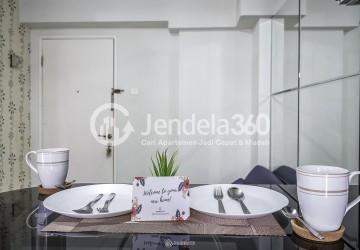 Dining Room Kalibata City Apartment 2BR View Jalan Raya