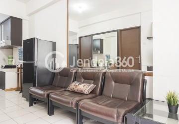 Living Room 2BR Apartment with City View at Puri Park View Apartment