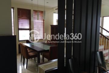 Dining Room Strategic Location 4BR Apartment High Floor with North-East View at Kintamani Condominium