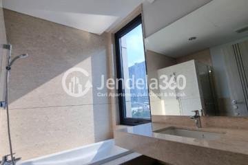 Bathroom Low Floor 2BR Apartment with Swimming Pool View at Southgate Residence