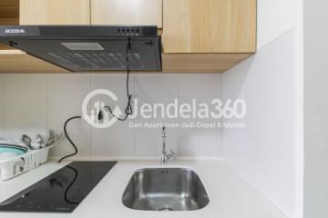 Kitchen Well Located Studio Apartment at Orange County Lippo Cikarang Low Floor