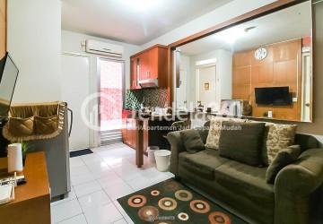 Living Room Elegant 2BR Apartment at Kalibata City Apartment Tower Borneo