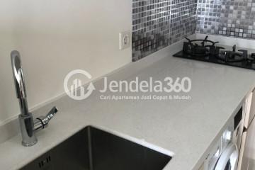 Kitchen Modern Studio Apartment at Sedayu City Apartment Middle Floor