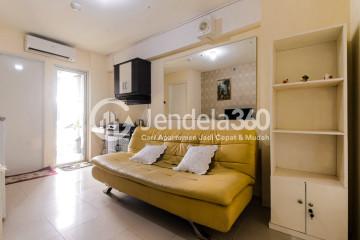 Living Room Comfortable 2BR Apartment at Bassura City Apartment