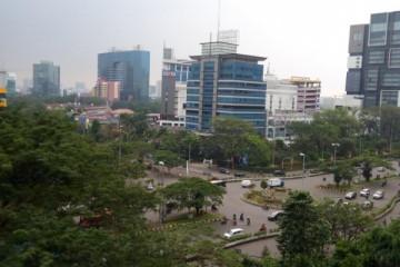 Balcony 3BR Apartment with City View at Puri Kemayoran Apartment