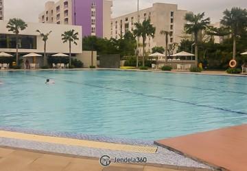 Balcony Lovely 1BR Apartment Low Floor with city View at Aeropolis 2 Apartment