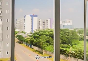 Balcony Studio Apartment with city View at Aeropolis 2 Apartment