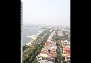 Balcony High Floor 2BR Apartment with pool&sea view View at Ancol Mansion Apartment