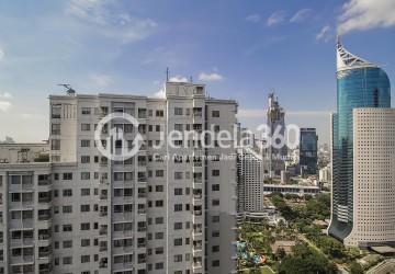 Balcony Sudirman Park Apartment Studio Fully Furnished High Floor