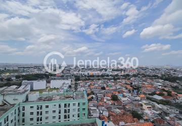 Balcony 1BR Apartment with City View at Green Park View Apartment