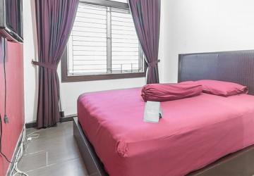 Bedroom 3BR Apartment with City View at Sudirman Park Apartment