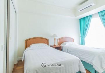 Bedroom Low Floor 3BR Apartment with Stasiun Cikini View at Menteng Executive Apartment