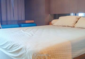 Bedroom GP Plaza Apartment Studio View Pool (Barat)