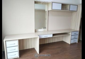 Bedroom Restful Studio Apartment High Floor with City View at U Residence Karawaci