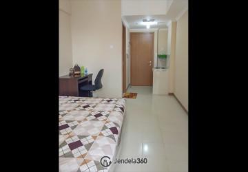 Bedroom Spotless Studio Apartment Middle Floor with Pool View at Victoria Square Apartment