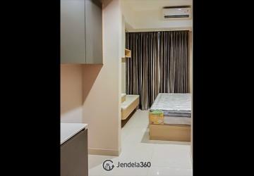 Bedroom Cozy Studio Apartment at Taman Anggrek Residence Middle Floor