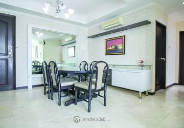Dining Room 3BR Apartment with City View (Utara) View at Bellagio Residence
