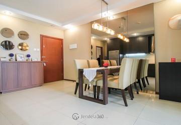 Dining Room Strategic Location 3BR Apartment Middle Floor with Pool View (Selatan) View at Thamrin Residence Apartment