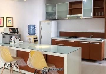 Dining Room Stunning 2BR Apartment High Floor with City View at Taman Rasuna Apartment