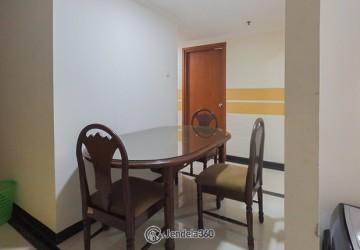 Dining Room Middle Floor 4BR Apartment with Pool View at Grand Palace Kemayoran