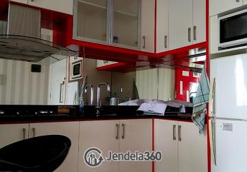 Kitchen High Floor 1BR Apartment with City View at Ancol Mansion Apartment