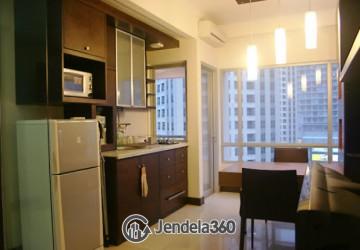 Kitchen Comfortable 2BR Apartment at Sudirman Park Apartment Middle Floor