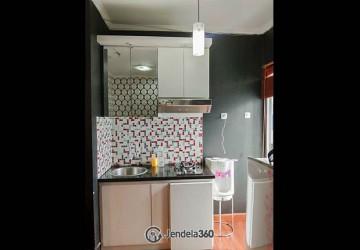 Kitchen Pancoran Riverside Apartment 2BR View Pool (mini waterboom) & lapangan futsal