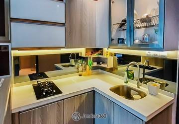 Kitchen Compact 1BR Apartment High Floor with Pool view View at Brooklyn Alam Sutera Apartment